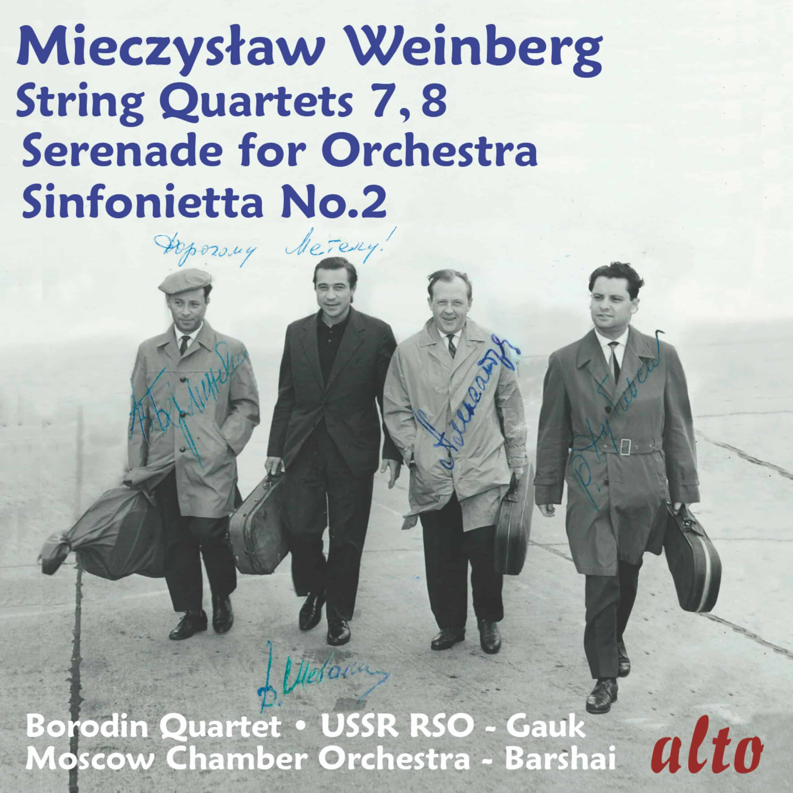 Mieczystaw Weinberg: String Quartets Nos. 7 & 8, Serenade for Orchestra, Sinfonietta No. 2
